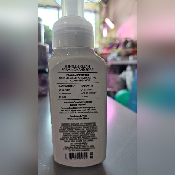 Kitchen lemon foaming hand soap - Picture 2 of 2